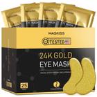 Tapa-Olhos Maskiss 24k Gold - 25 Pares de Fitas para Olheiras