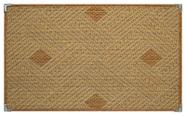 TAPETE 0,50X0,80 TAPETINHO CAPACHO SISAL LANCER NÃO ESCORREGA SEM PELO MODERNO OTIMA QUALIDADE S-575-terracota
