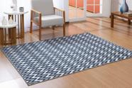 Tapete 1,00x1,50 Sala Quarto Moderno Antiderrapante Pratik (Chevron Minerio)