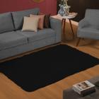 Tapete 250x200cm Preto Casen