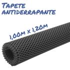 Tapete Antiderrapante 1.20 X 1.00 / 1.20 x 2.00 preto e azul cozinha banheiro piscina sauna - kapazi