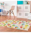 Tapete Antiderrapante Brisa Infantil Alfabeto 130x100 - Kapazi