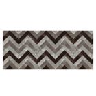 Tapete Antiderrapante Tropical Rolo 43cm x 15m ZigZag Mármore Marrom Kapazi Estampado