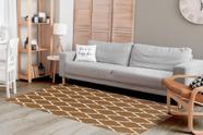 Tapete Arabesco Para Sala Ou Quarto Antiderrapante Jacquard 1,32m x 1,00m