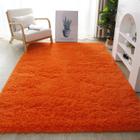 Tapete Area Lifup Soft Fluffy Cozy Plush Shaggy Orange 140 x 200 cm