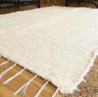 Tapete Artesanal Tear Felpudo Rústico para Sala ou Quarto, 1,60x1,00m