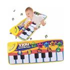 Tapete Atividades Infantil Bebê Piano Musical Bichos Luzes WB7741 - Well Kids