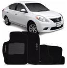 Tapete Automotivo Carpete Com A Base Em Pvc Nissan Versa