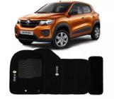 Tapete Automotivo Carpete Com A Base Em Pvc Renault Kwid