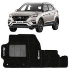 Tapete Automotivo Hyundai Creta Carpete Base Pinada Bordado - Tapecars