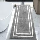 Tapete Bathroom Runner Uhome Modern Grey 60x180cm, antiderrapante