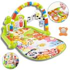 Tapete de Atividades com Piano Musical Infantil Animais Azul Baby Style  Baby Style Bebê Tropical Multiloja