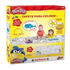 Tapete Bilíngue com Apagador para Colorir Play-Doh Fun