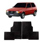 Tapete Borracha AdaptÁVel Fiat Uno 1984 A 2010 Jogo Com 4 PeÇAs