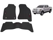 Tapete Borracha Hilux 2005 Até 2011 Com Traseiro Interiço - Master Parts