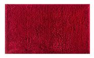 Tapete capacho 0,50 por 0,80 tapetinho silky pelo curto macio quarto sala recepção entrada de porta-sl05-rubi