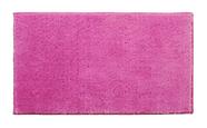 Tapete capacho 0,50 por 0,80 tapetinho silky pelo curto macio quarto sala recepção entrada de porta-sl06-rosa
