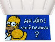 Tapete Capacho Decorativo Divertido Desenho Homer Simpsons