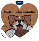 Tapete Capacho Heart 55x60cm Cachorro Coração Decorativo