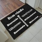 Tapete Capacho Personalizado- Bem vindo várias línguas 60x40