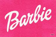 Tapete Capacho Personalizado Logo Barbie (Mod 1) 60X40