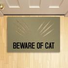 Tapete Capacho porta de entrada casa, Criativo Pet Beware of Cat, gato 0,60 m x 0,40 m kapazi