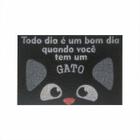 Tapete Capacho Todo Dia É Um Bom Dia Gatinho / Gato 60x40