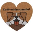 Tapete Capacho Vinil Pet Dog Heart 55cm X 60cm Kapazi