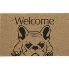 Tapete Capacho Vinil Petdog Welcome Bulldog 40Cmx60Cm Kapazi