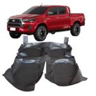 Tapete Carpete Assoalho PRETO TOYOTA HILUX DUPLA 2016/23 - MANOS TAPETES