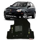 Tapete Carpete Tevic Chevrolet Captiva Completo Com Porta Malas