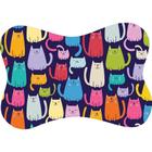 Tapete Comedouro para Pet com Estampa Digital Color Cats - 46x33cm