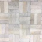 Tapete Couro 250x300 patchwork 3x9 branco - Nacional