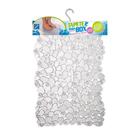 Tapete Cristal Para Box Banheiro Com Ventosas Antiderrapante Transparente Mosaico Arthi