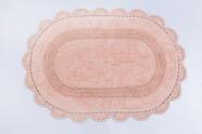 Tapete Croche Oval 60 x 90 Coral Kacyumara