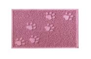 Tapete de areia para gatos Wokex PVC em forma de garra rosa 40x30cm