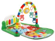 Tapete de Atividades Multifuncional com Piano Musical Circo Verde Color Baby