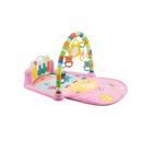 Tapete De Atividades Para Bebê Multifuncional Alegria Piano Musical Cabo USB Rosa- Color Baby