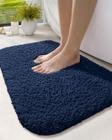 Tapete de banheiro DEXI Extra Soft Absorvente Lavável 43x24 Navy