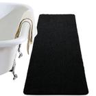 Tapete de banho LOCHAS Luxury Shaggy 60x150cm Lavável Preto