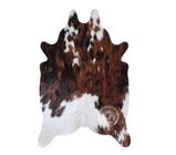 Tapete de couro bovino Sunshine Cowhides Tricolor Mini genuíno 100%