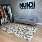 Tapete De Couro Exótico 150x250 7cm Quadriculado - Envio Imediato