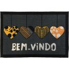 Tapete De Entrada 60x40cm Coração