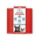 Tapete de Lamber interativo para cães e gatos Pet Kauf Grande Vermelho