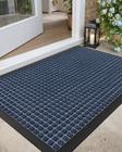 Tapete de porta DEXI Heavy Duty Outdoor Indoor 35x23cm Blue Squares