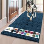 Tapete de porta para cães Muddy Mat, microfibra superabsorvente, azul atlântico