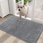 Tapete de porta para cães OLANLY, absorvente, antiderrapante, lavável, microfibra