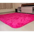 Tapete de Sala Felpudo Peludo Antiderrapante 1,00m x 1,40m - Pink Liso