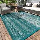 Tapete externo MontVoo Waterproof 150x240 cm Teal Patio Decor