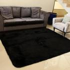 Tapete Felpudo Peludo Para Sala Macio Luxo 1,90m X 1,15 m - COSTA ORO / TEXFINE